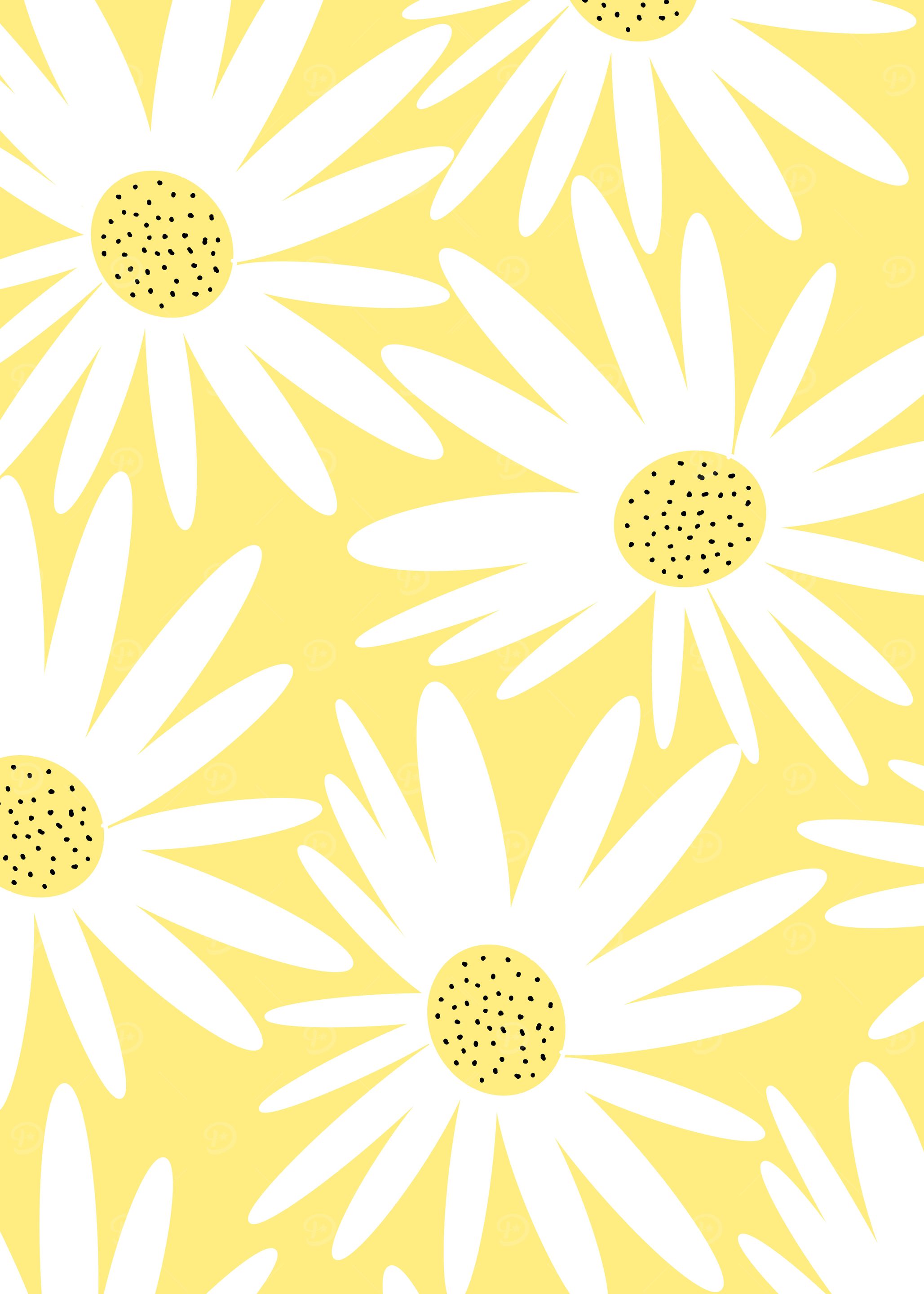60s 70s Retro Sunflower 2