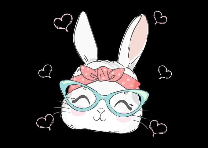 Bunny Mom Bandana Rabbit