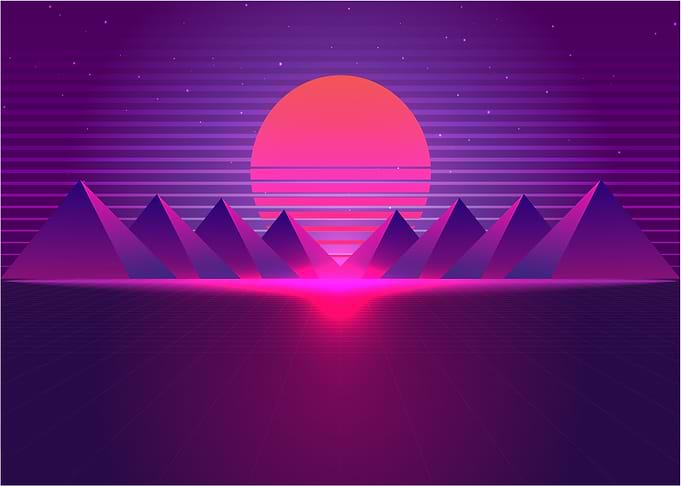 Perfect mirror mountain