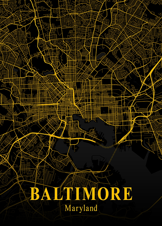 Baltimore Gold City Map