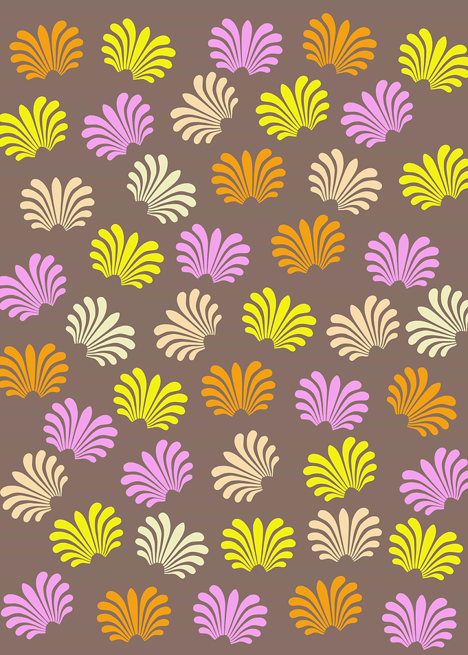Retro Lotus Flower Glam 1