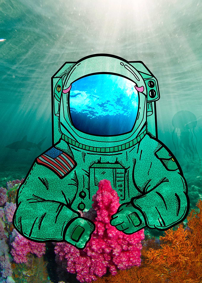 Astronaut in the Ocean