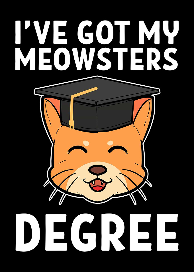 Masters Degree Cat