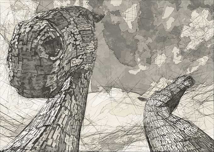 Kelpies In Scotland