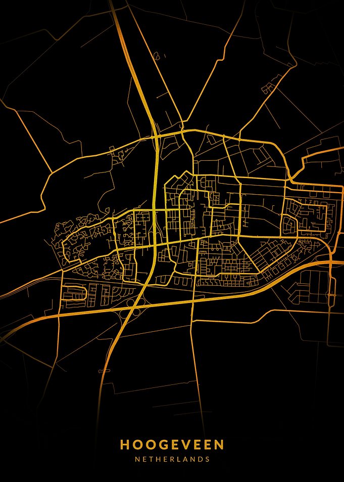 Hoogeveen City Map
