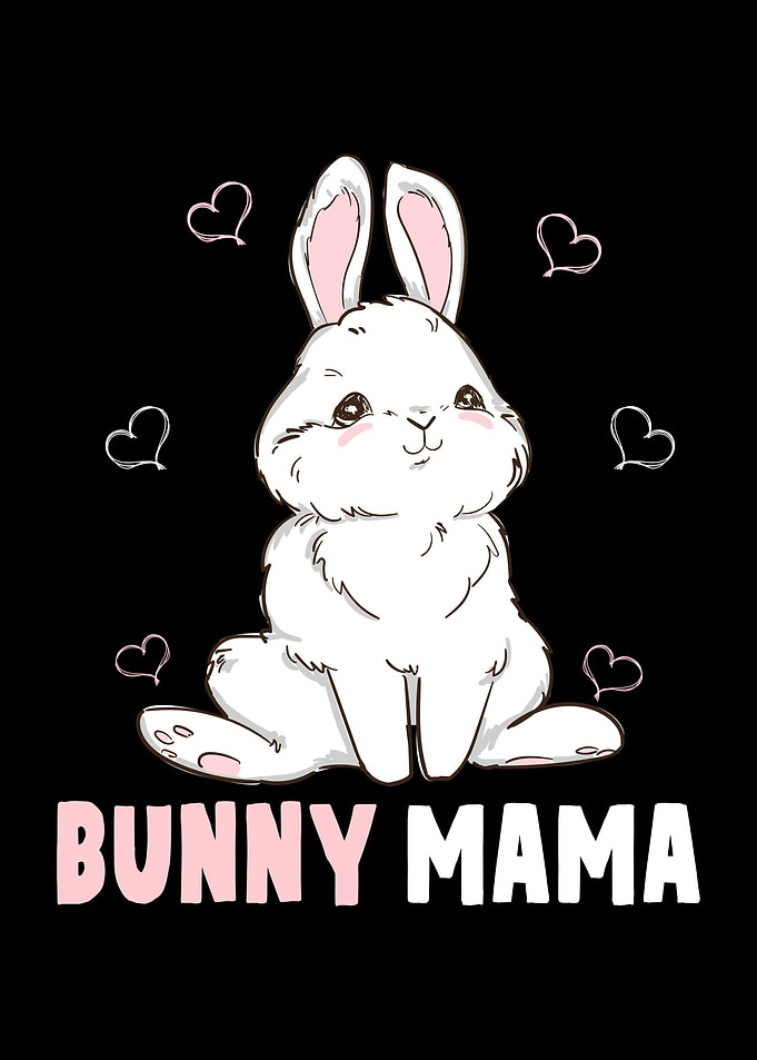 Bunny Mama Heart Easter