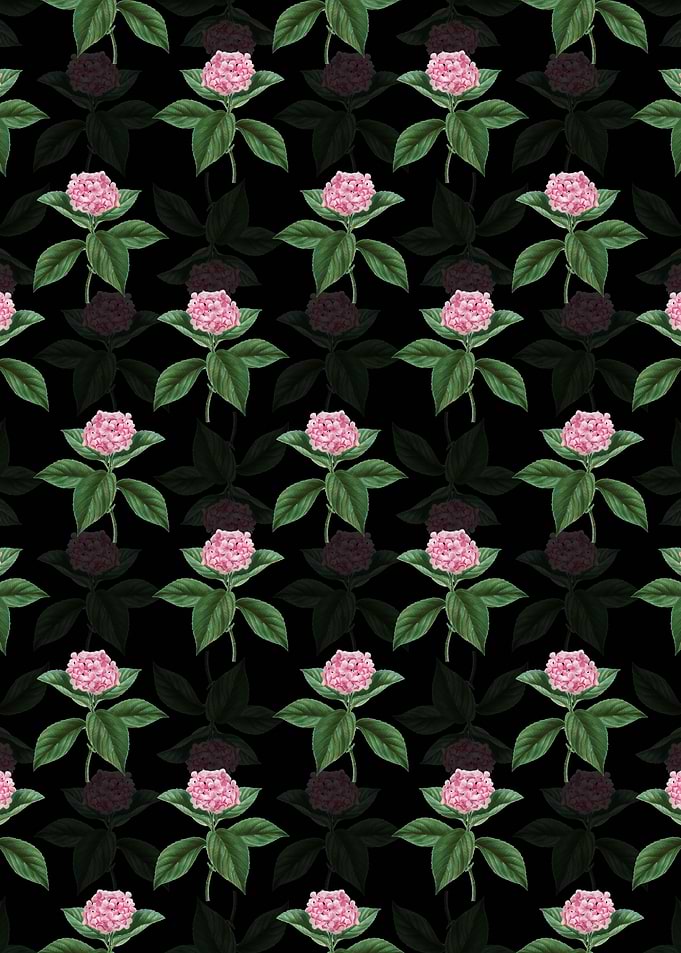 French Hydrangea Pattern