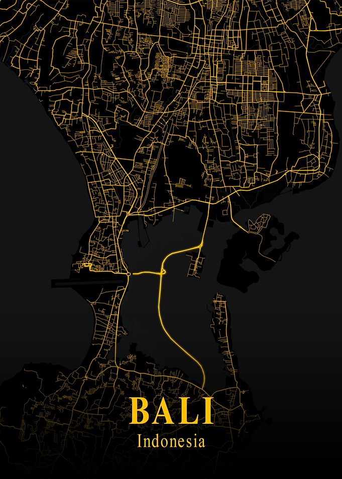 Bali Gold City Map