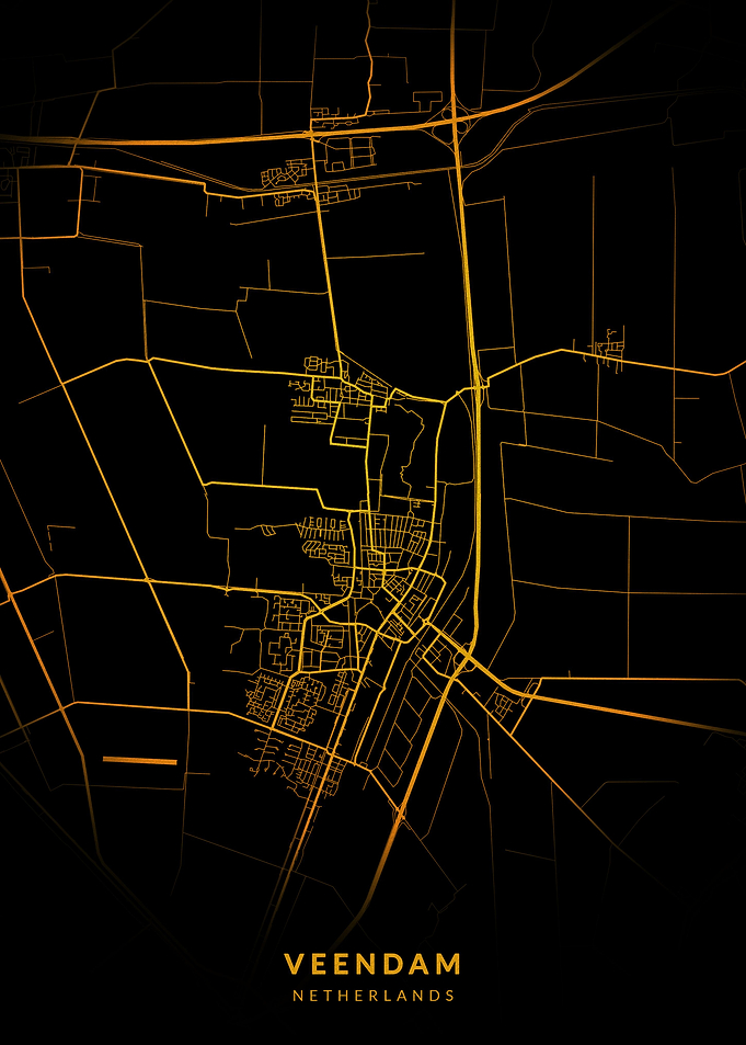 Veendam City Map