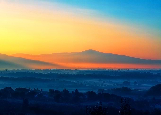 Sunrise in the Mountains
