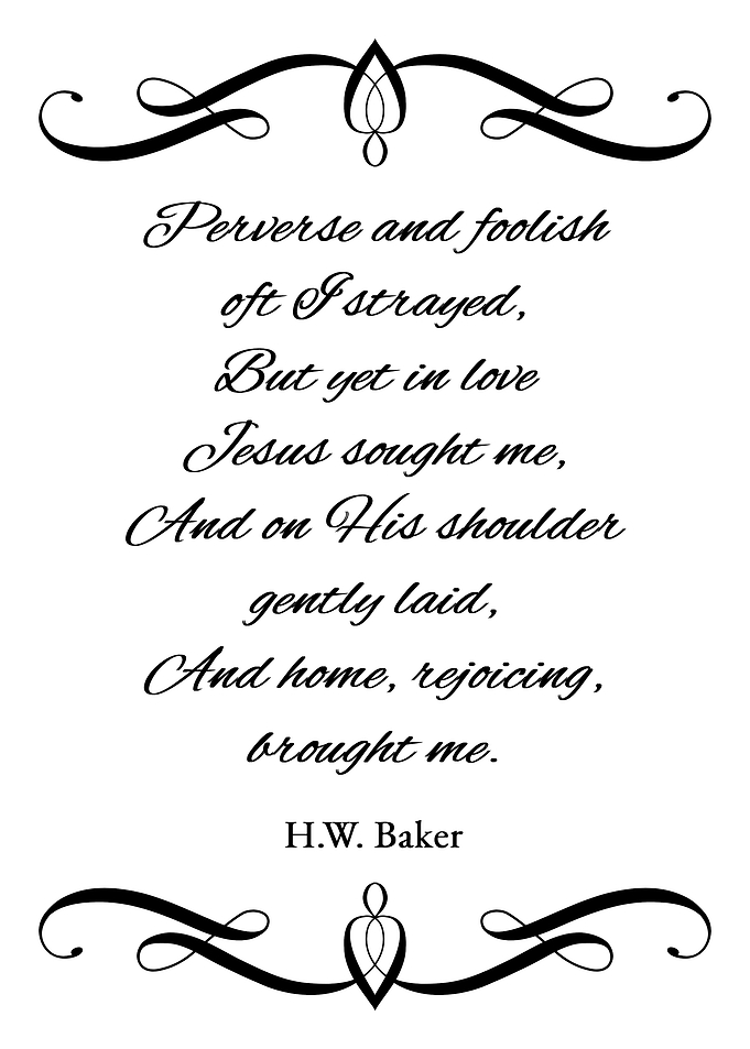 Jesus Seeks and Loves