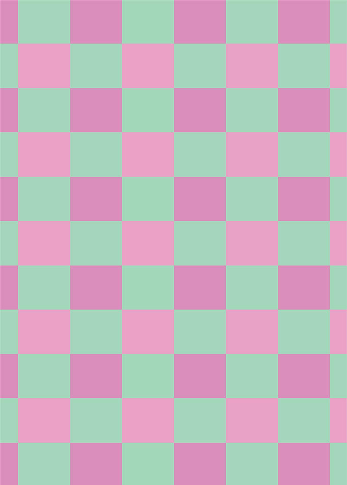 Pastel Green Pink Tartan