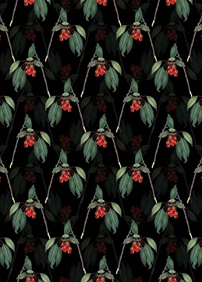 Floral Cherry Pattern