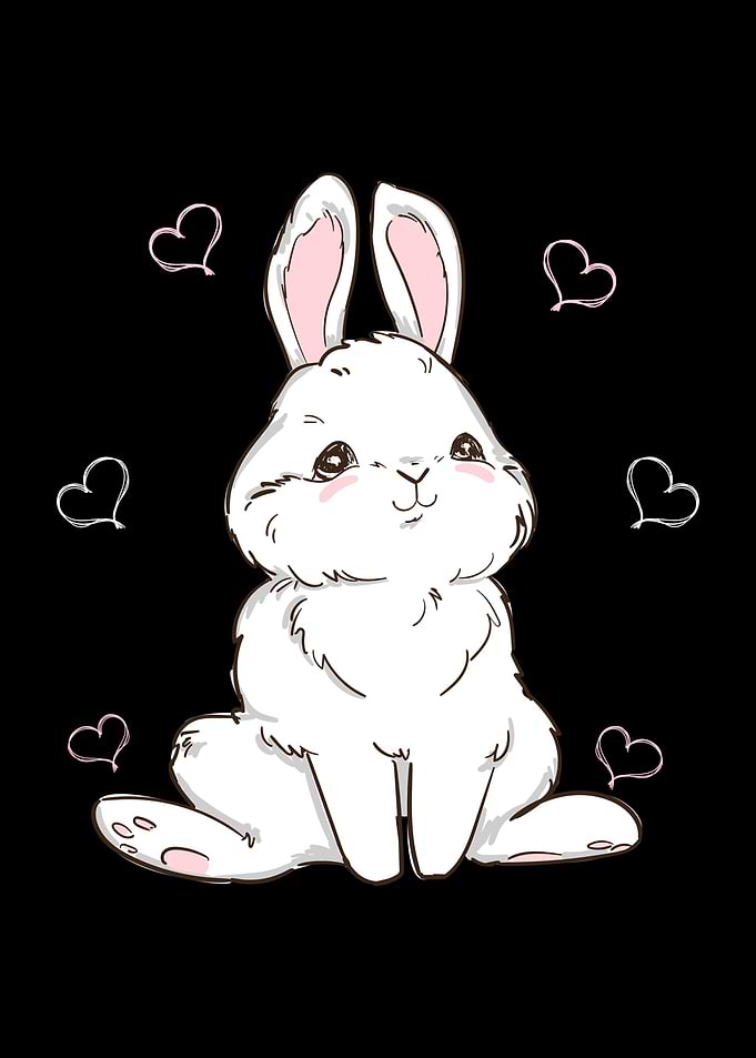 Easter Girls Women Bunny