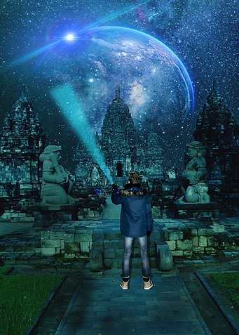 Temple Space Night