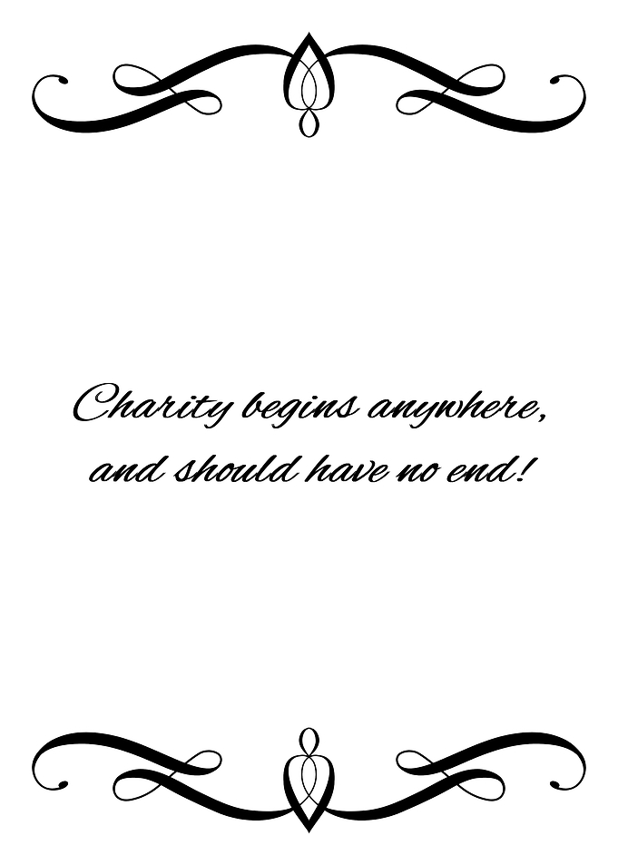 Charity Begins Anywhere