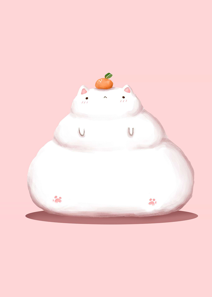 Orange Mochi CAT