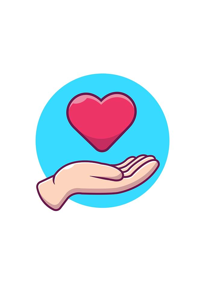 Hand With Love Heart