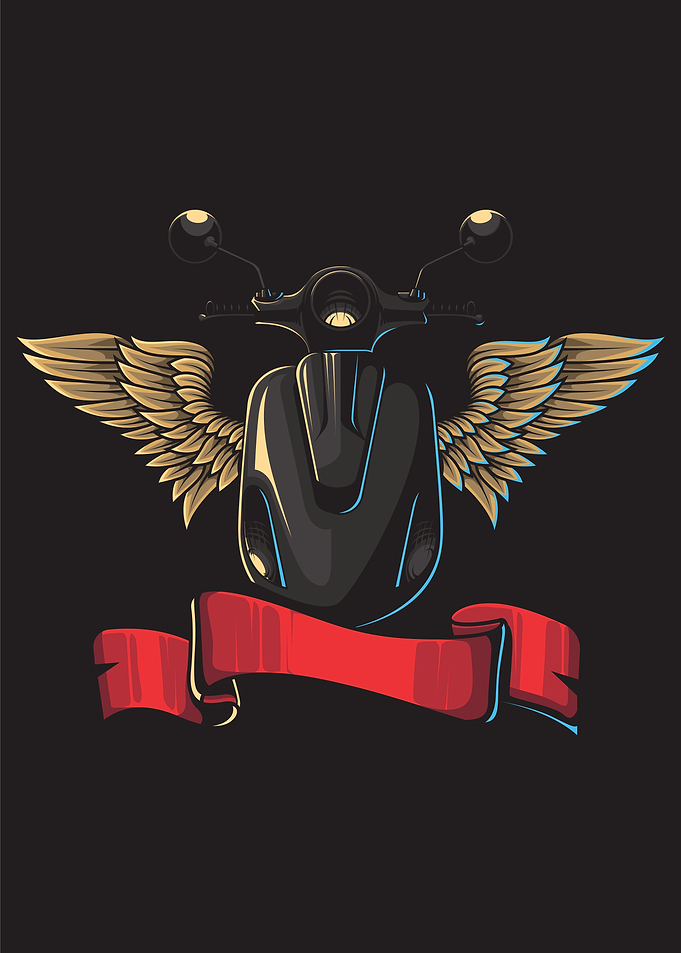 Scooter Illustration