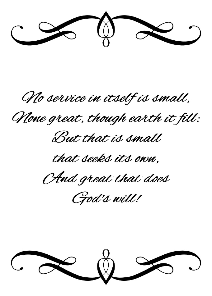 When Small Is Great