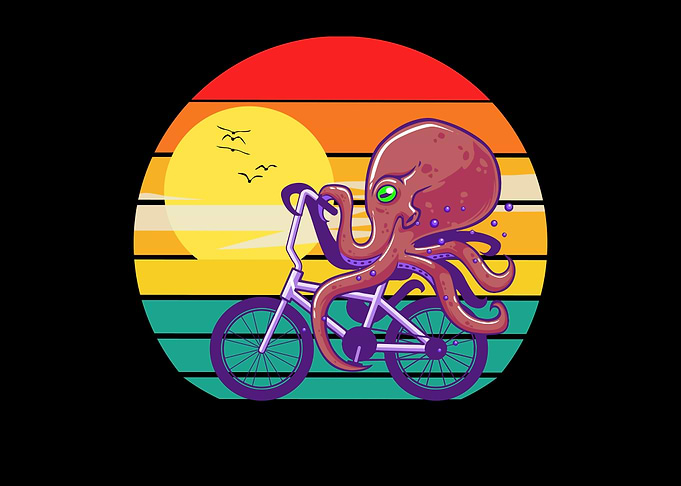 Bicycle Octopus Kraken