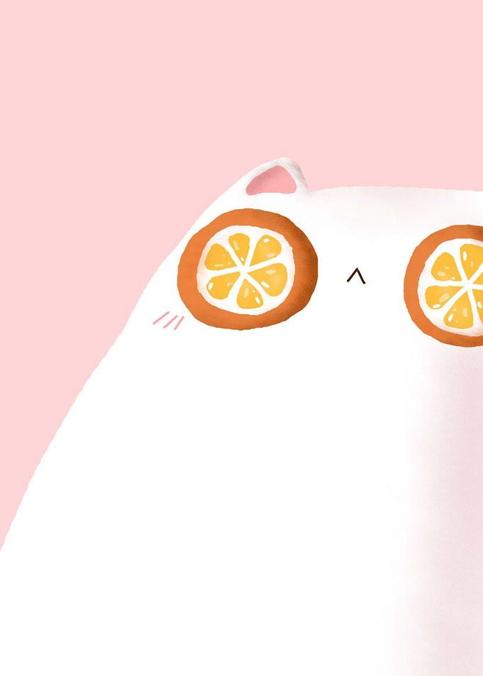 Orange Glasses CAT