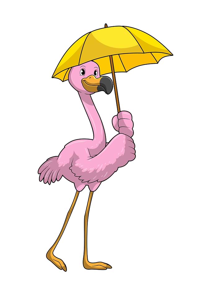 Flamingo Umbrella
