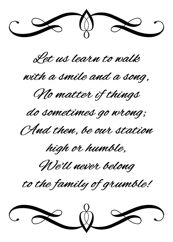 Walk with a Smile and Song