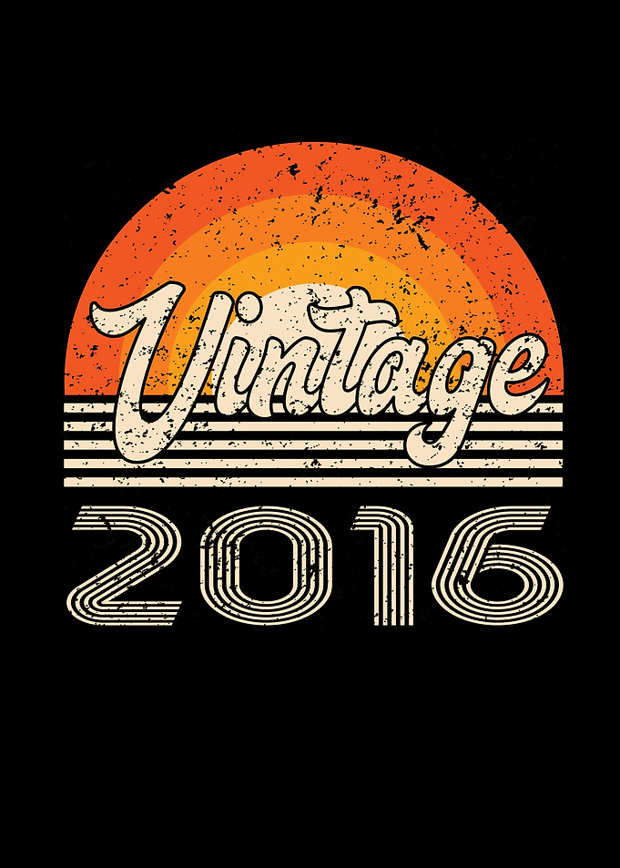 Vintage 2016 Birthday