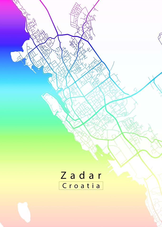 Zadar City Map