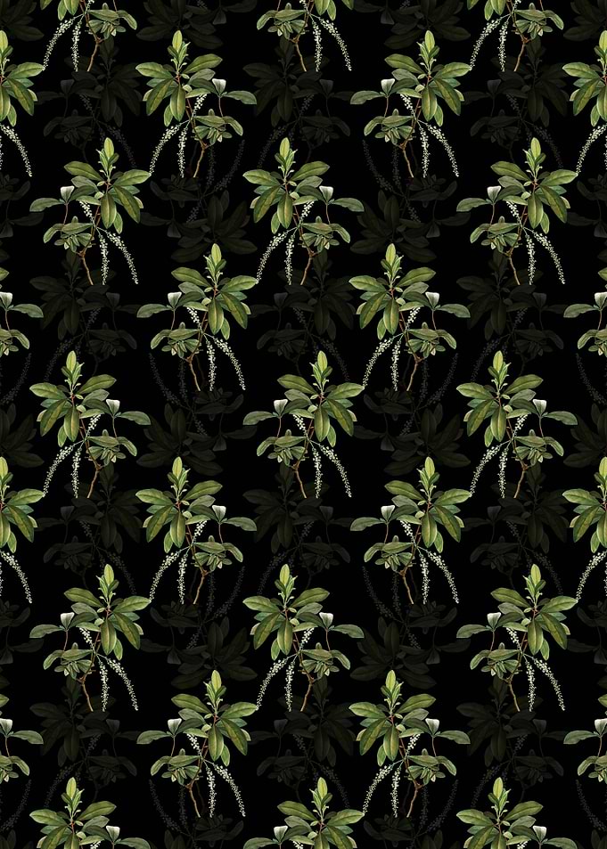 Swamp Titi Leaves Pattern