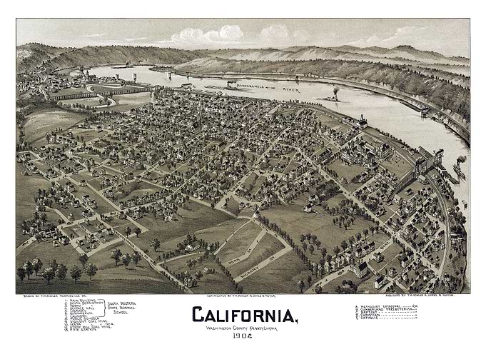 Pennsylvania old map