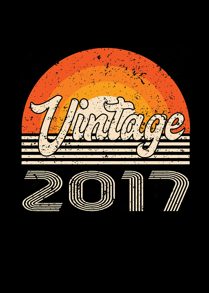 Vintage 2017 Birthday