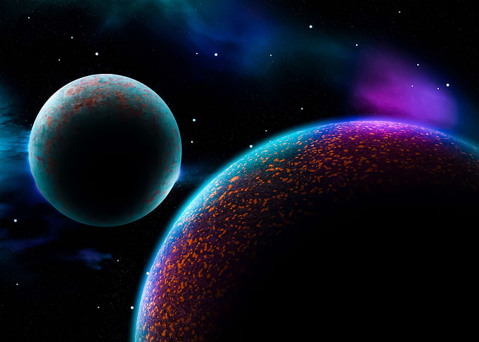 Neon Planets