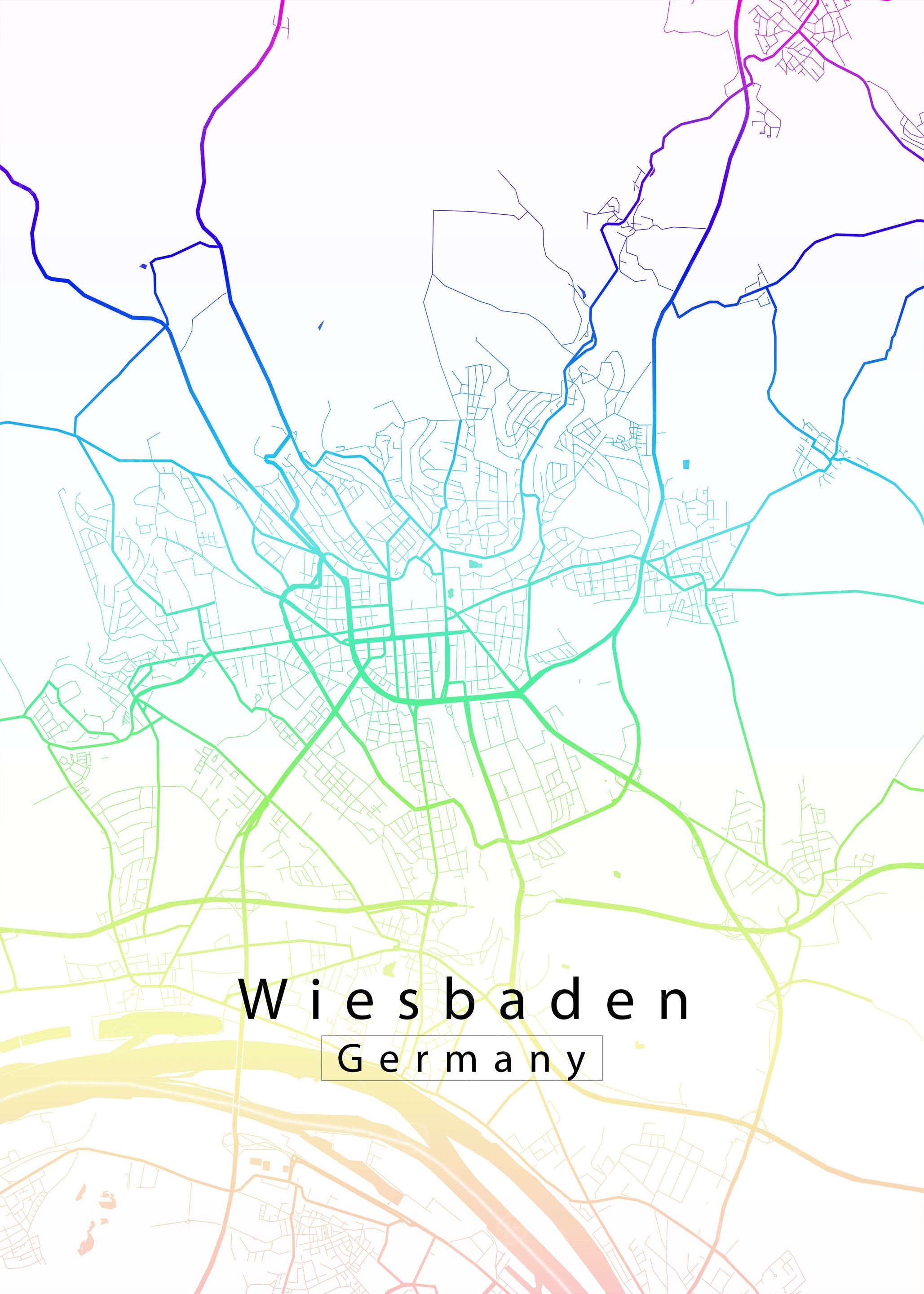 Wiesbaden City Map
