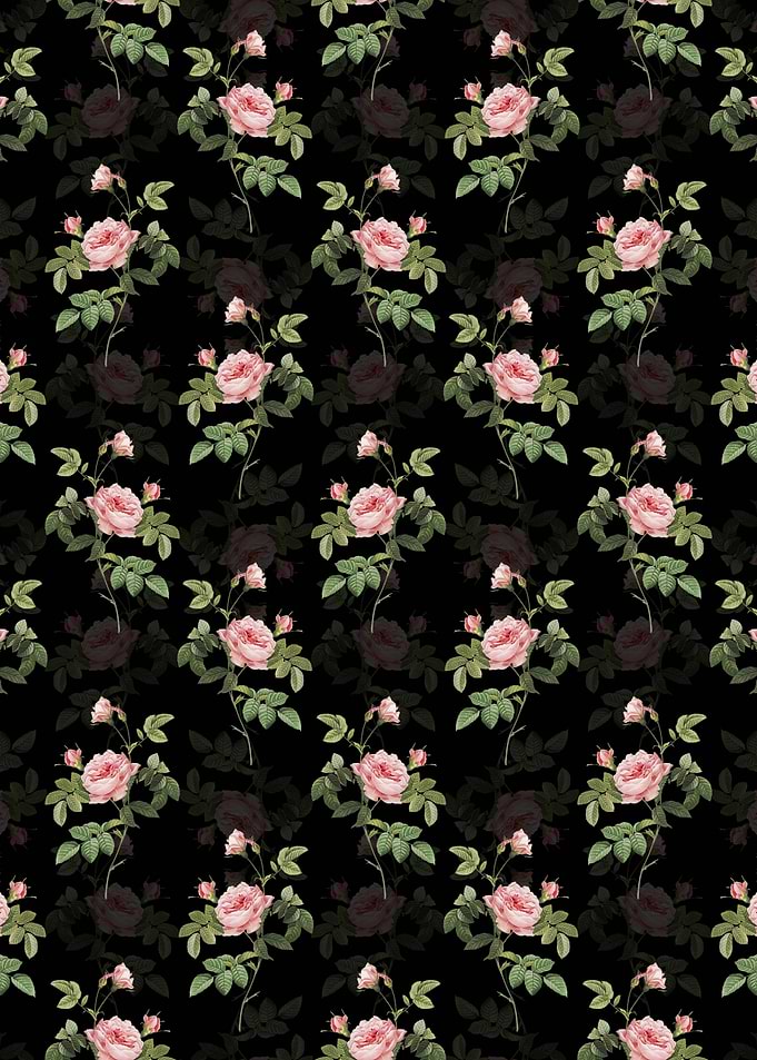 Pink Rose Turbine Pattern