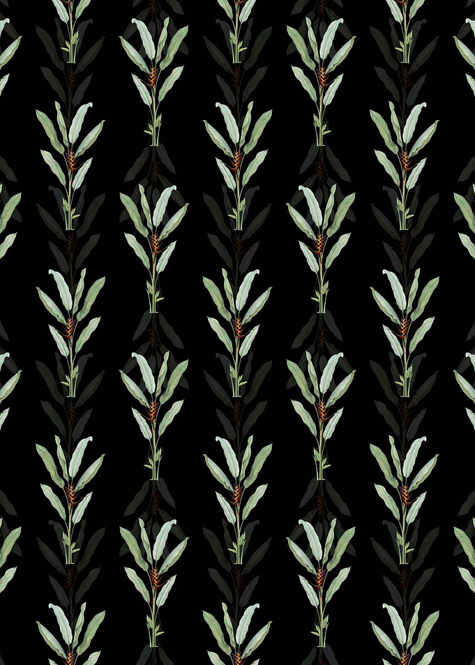 Parrot Heliconia Pattern