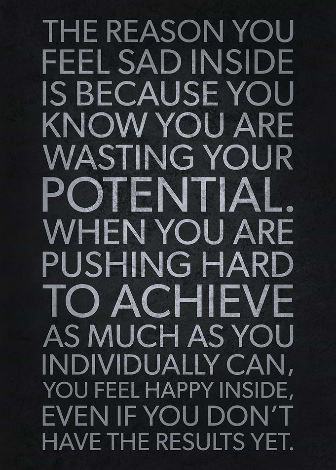 Wasting Your Potential