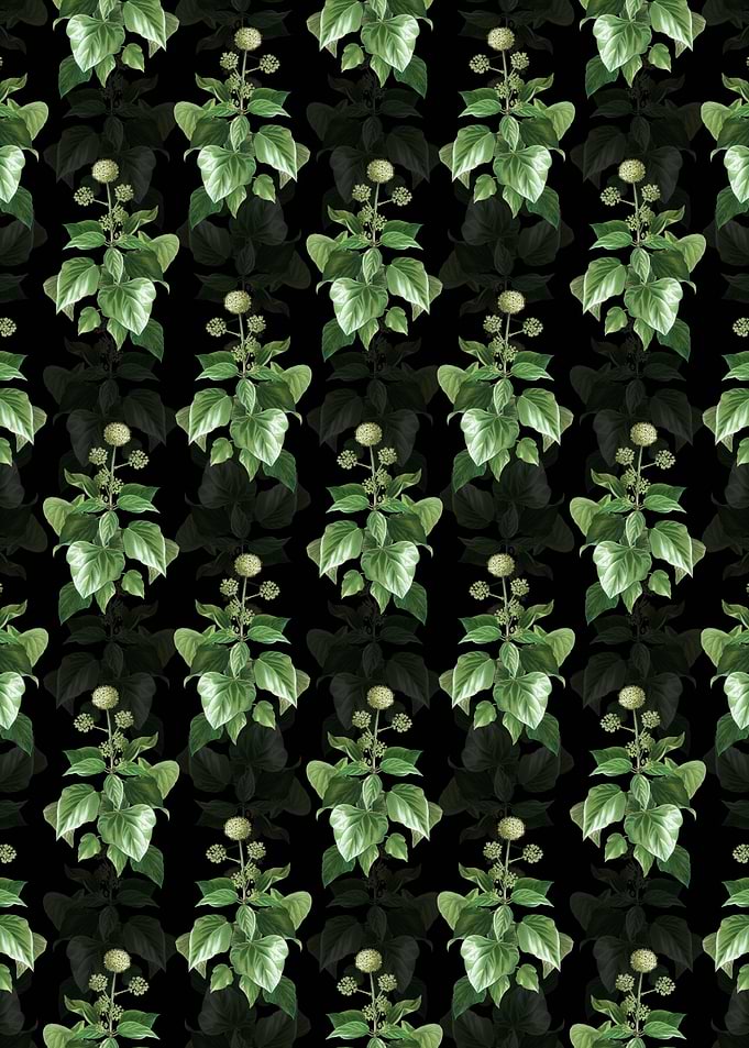Floral Common Ivy Pattern
