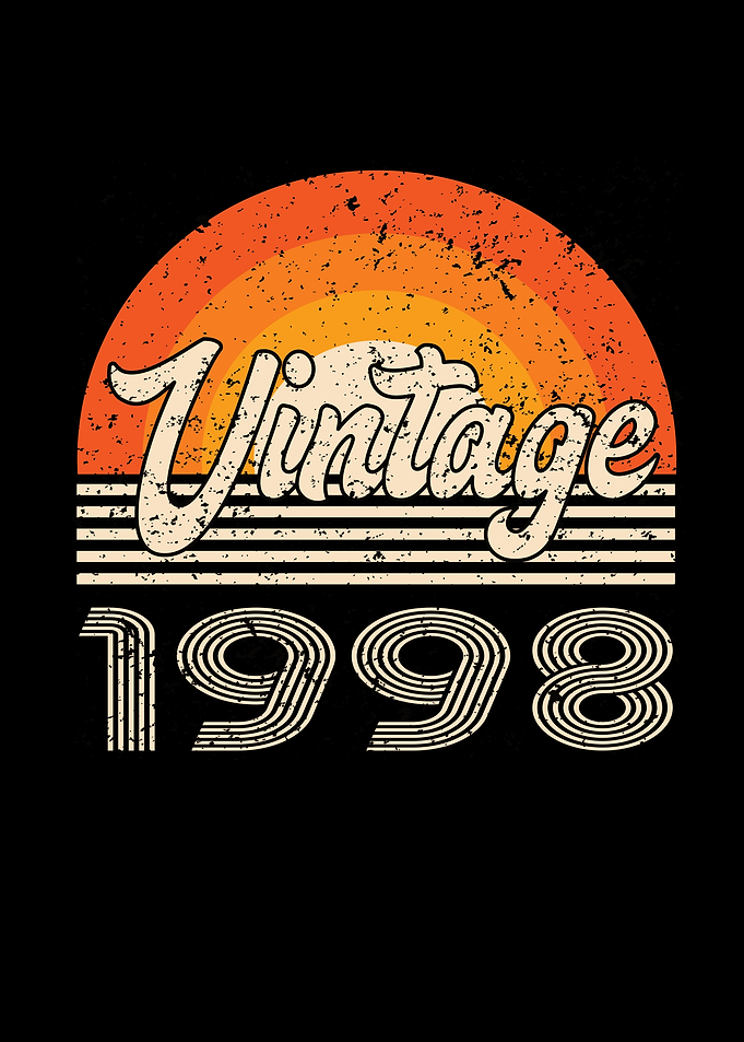 Vintage 1998 Birthday