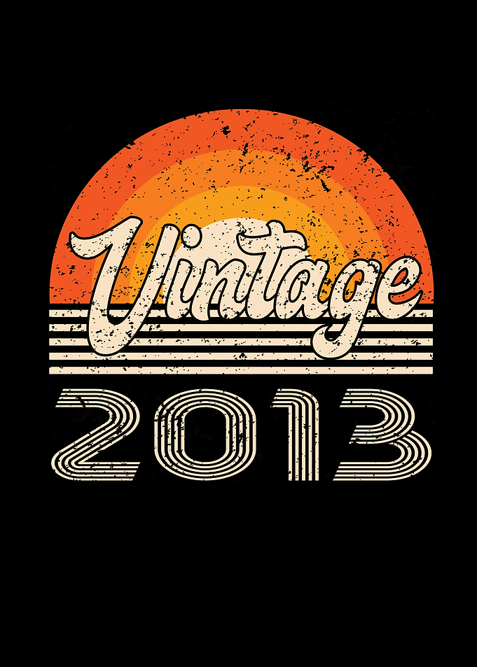 Vintage 2013 Birthday