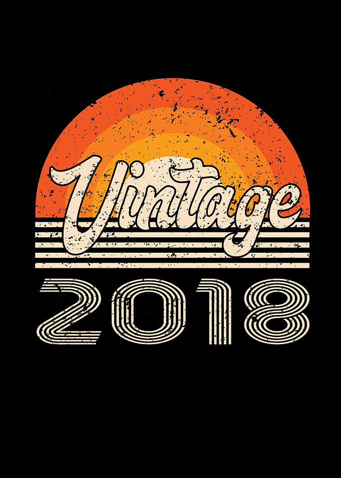 Vintage 2018 Birthday