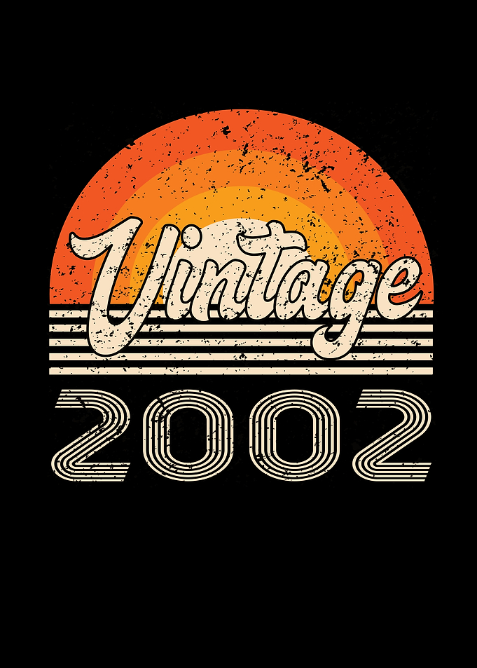 Vintage 2002 Birthday