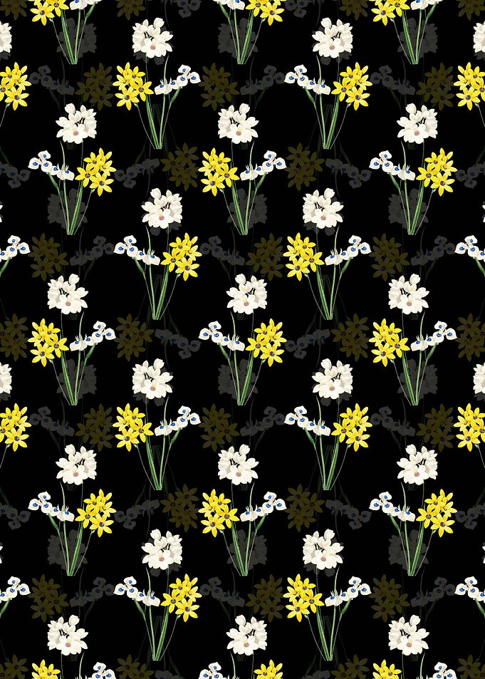 Floral Corn Lily Pattern