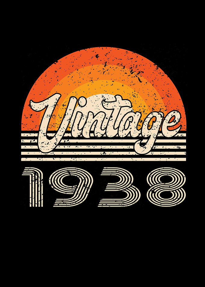 Vintage 1938 Birthday