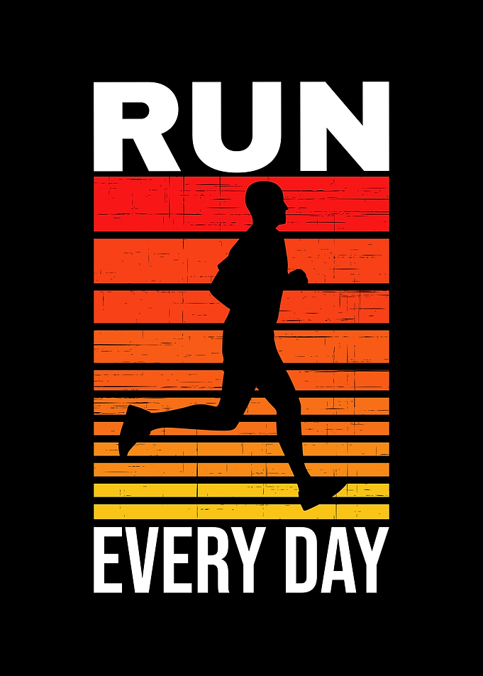 Run Every Day Retro