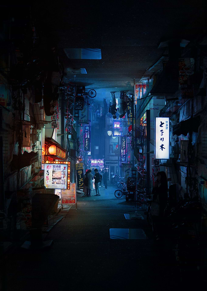 Japan by night