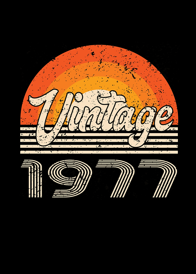 Vintage 1977 Birthday