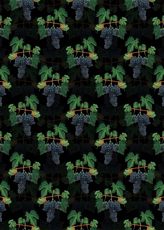 Lacrima Grapes Pattern