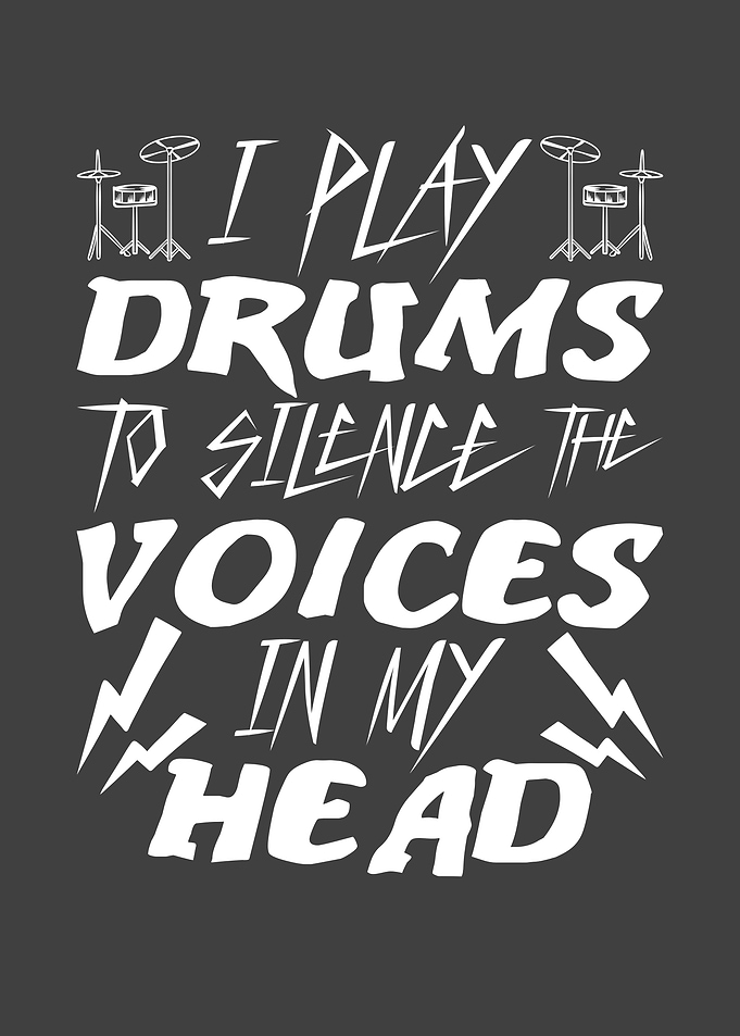 I Play Drums to Silence